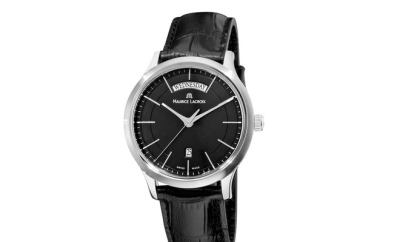 Maurice Lacroix Men's LC1007-SS001330 Les Classiques Quartz Black Day Date Dial Watch