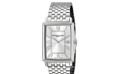 Raymond Weil Men's 5456-ST-00658 Maestro Analog Display Swiss Quartz Silver Watch